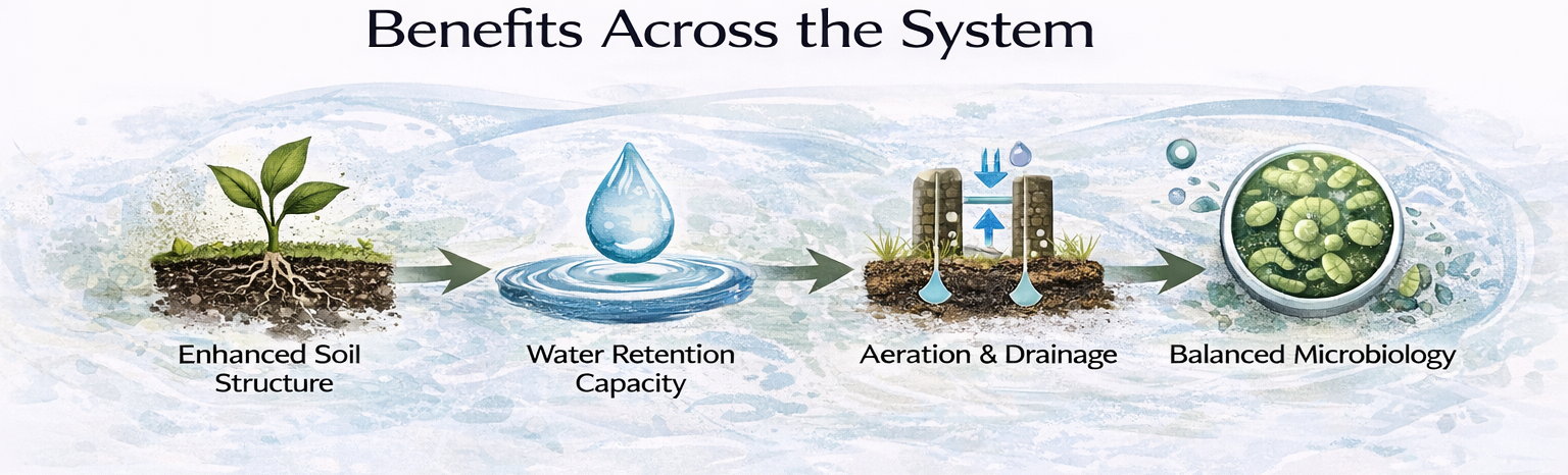 Benefits across the system infographic